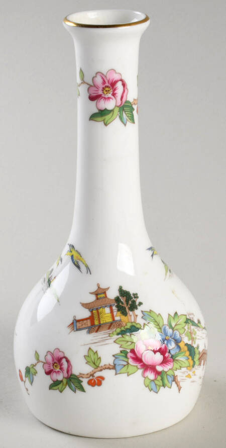 Pagoda 5" Bud Vase by Crown Staffordshire