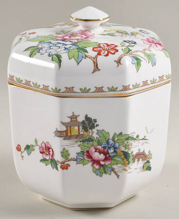 Pagoda 4" Octagonal Jar & Lid