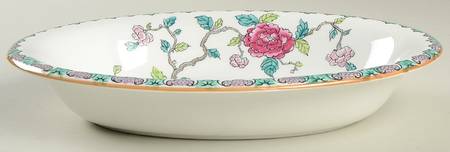 Rock Bird 10" Oval Vegetable Bowl