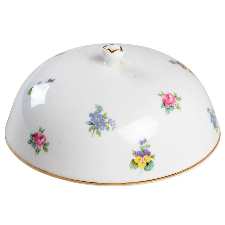 Rose Pansy Lid for Muffin Dish