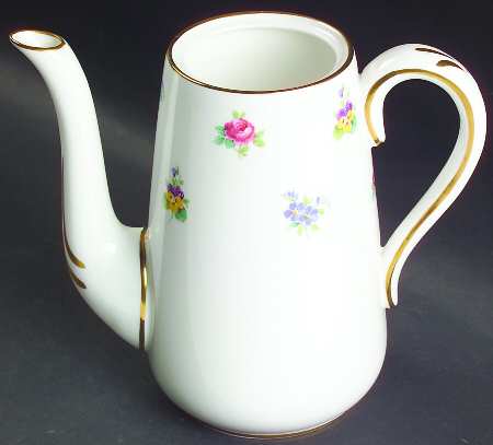 Rose Pansy Mini Coffee Pot No Lid