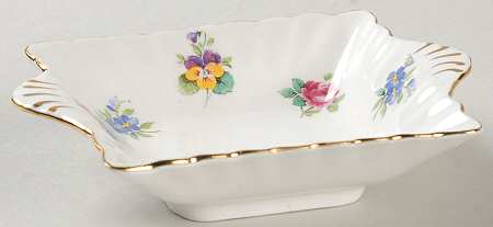Rose Pansy Nut Dish