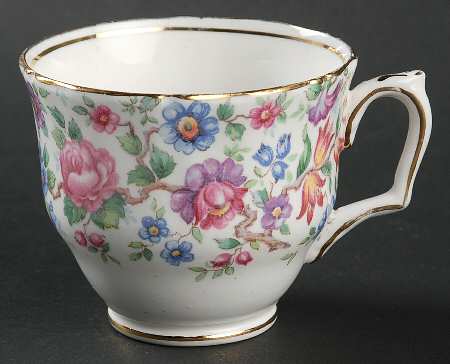 Springtime (Scalloped, Embossed) Footed Cup