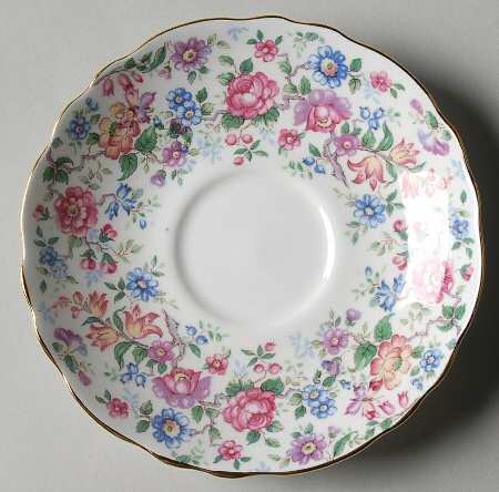 Springtime (Scalloped, Embossed) Saucer