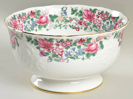 Thousand Flowers Large Fruit Bowl