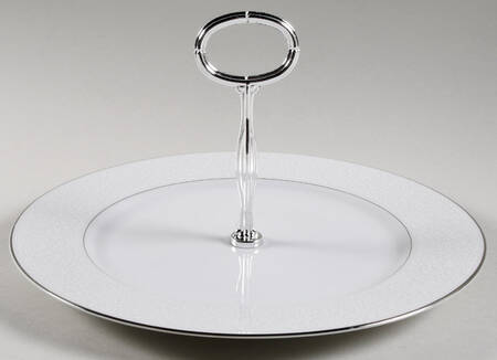 Empress Round Serving Plate with Center Handle (Dp) Hc
