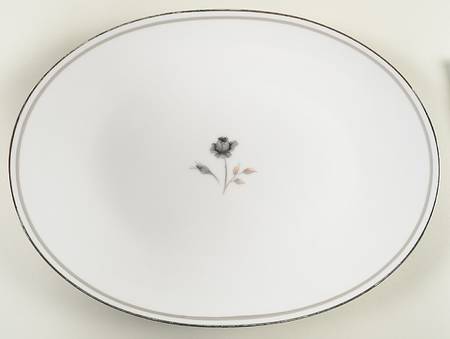 Moon Rose 14" Oval Serving Platter