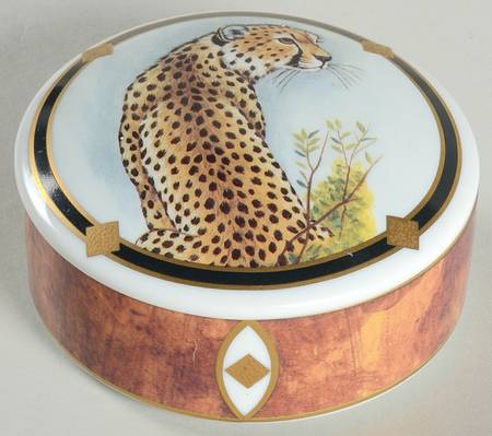 African Portraits Round Box & Lid
