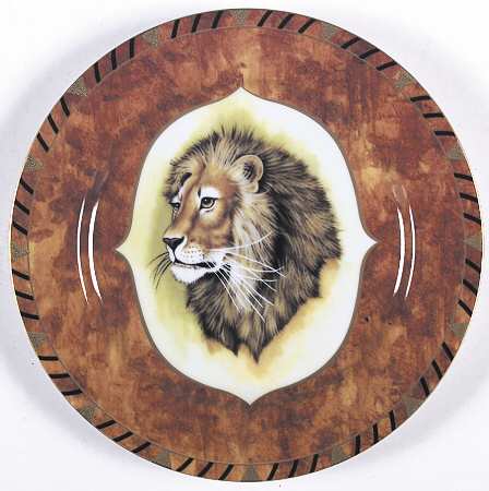 African Portraits Salad/Dessert Plate