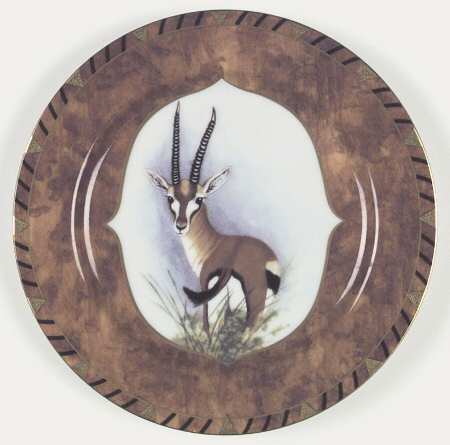 African Portraits Salad/Dessert Plate
