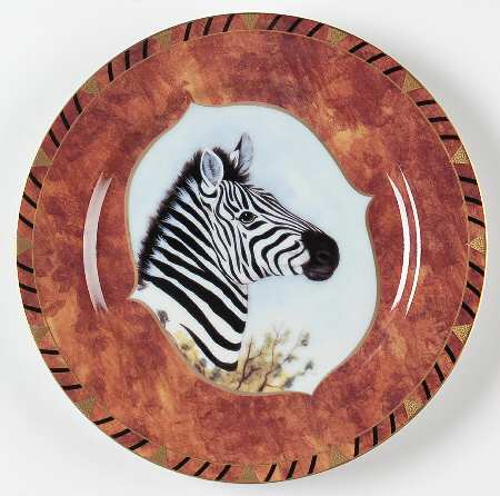 African Portraits Salad/Dessert Plate