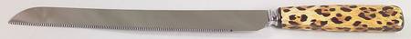 Amazonian Jaguar Cake Knife/Server with Stainless Blade