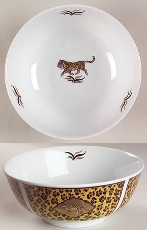 Amazonian Jaguar 9" Salad Serving Bowl