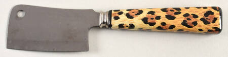 Amazonian Jaguar Cheese Cleaver with Stainless Blade