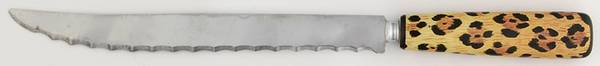Amazonian Jaguar Carving Knife with Stainless Blade