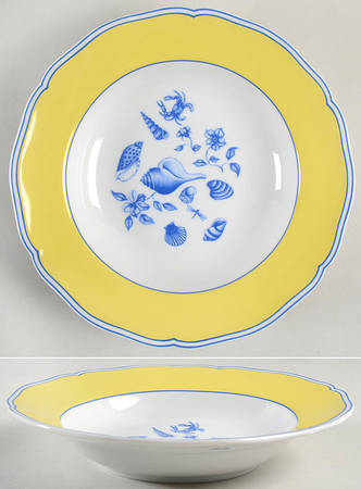 Costa Azzurra Large Rim Soup Bowl