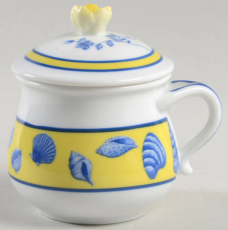 Costa Azzurra Lid for 2 Pc Pot de Creme