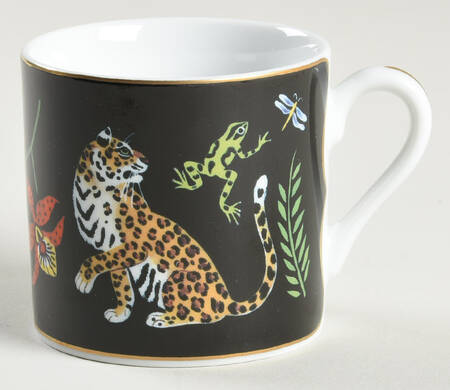 Jaguar Jungle Flat Demitasse Cup