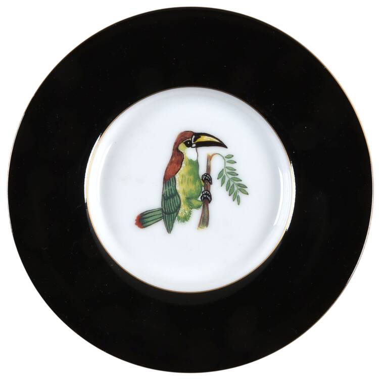 Jaguar Jungle Saucer for Flat Demitasse Cup