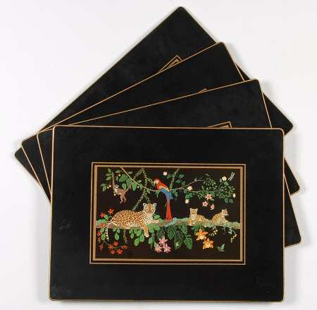 Jaguar Jungle Corkboard Placemat - Set of 4