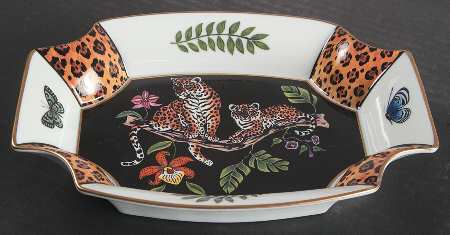 Jaguar Jungle 8" Octagonal Tray