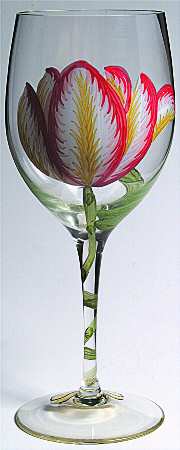 Jardin Des Tulipes Glassware Wine