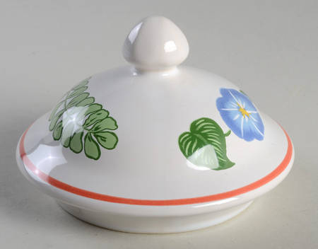 Jungle Flowers Lid for Small Cookie Jar