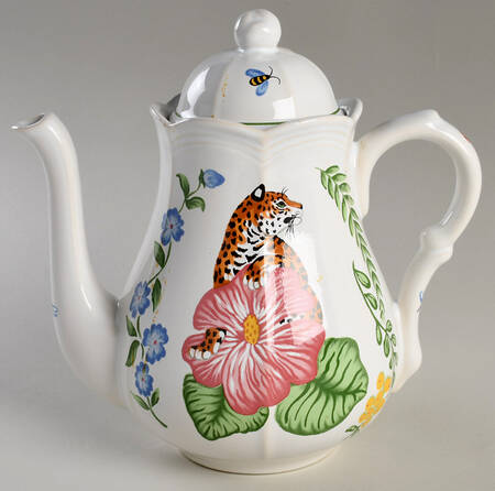 Jungle Flowers Coffee Pot & Lid