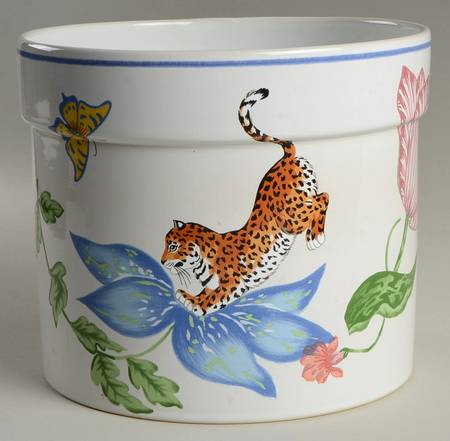 Jungle Flowers Medium Cachepot
