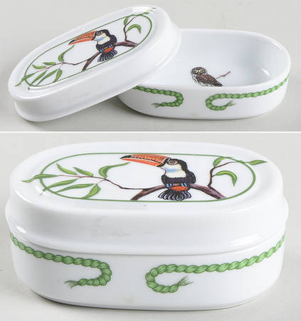 Jungle Party Oval Box & Lid