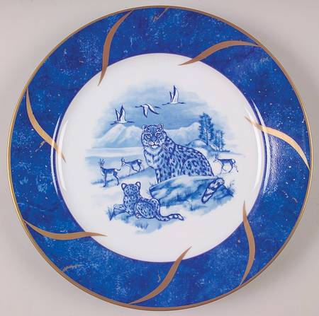 Leopard Lazuli 11" Chop Plate (Round Platter)