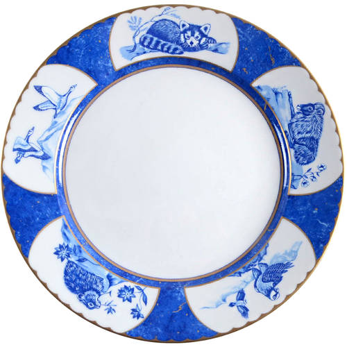 Leopard Lazuli Dinner Plate by Lynn Chase