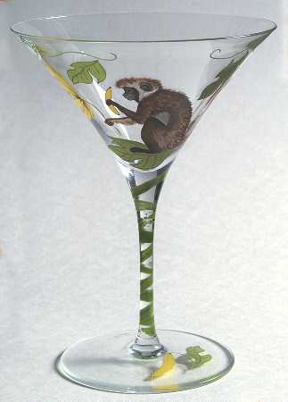 Monkey Business Glassware Martini