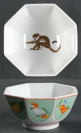 Monkey Business 5" Octagonal Vegetable Bowl