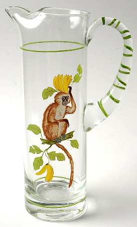 Monkey Business Glassware Martini Pitcher