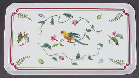 Parrots of Paradise Rectangular Tray