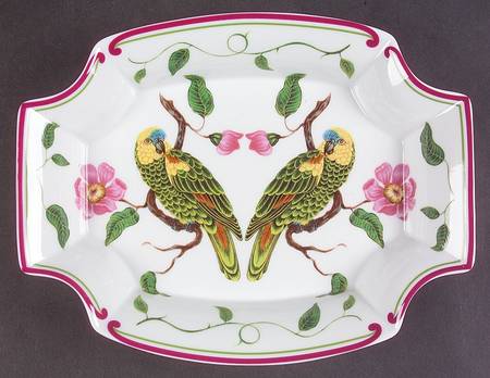 Parrots of Paradise Octagonal Tray