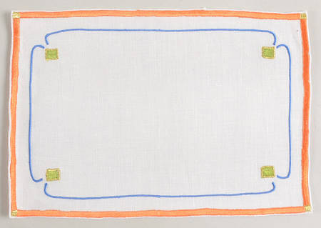 Tiger Raj Cloth Cocktail Napkin