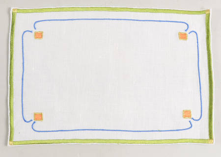 Tiger Raj Cloth Cocktail Napkin