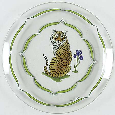 Tiger Raj Glassware Dessert Plate