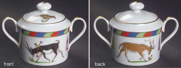 Tiger Raj Sugar Bowl & Lid