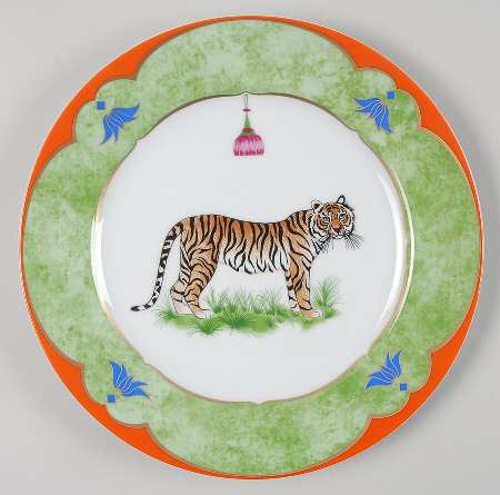 Tiger Raj Luncheon Plate