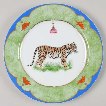 Tiger Raj Luncheon Plate