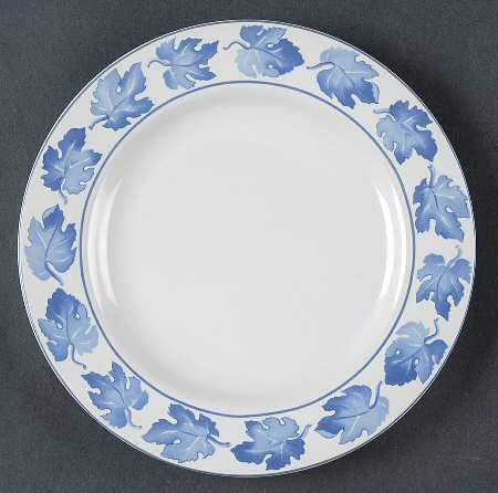 Blue Leaves Salad Plate by Classic Traditions