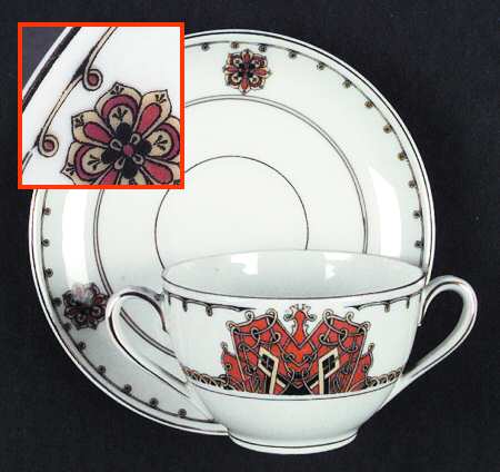 16845 Flat Bouillon Cup & Saucer