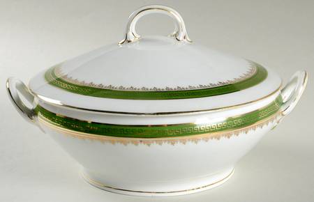 21170 Green (Altwasser) Round Covered Vegetable