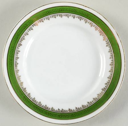 21170 Green (Altwasser) Bread & Butter Plate by Carl Tielsch