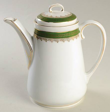 21170 Green (Altwasser) Mini Coffee Pot & Lid
