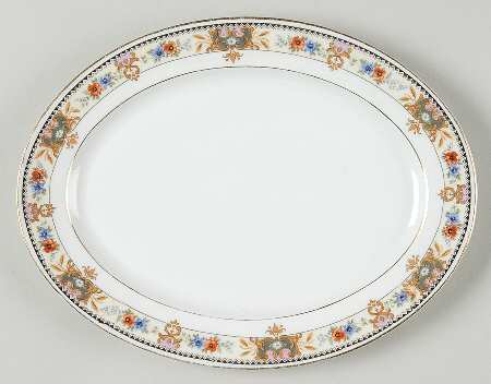 2251 9" Oval Serving Platter
