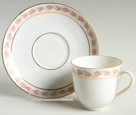 Princess (Altwasser) Flat Demitasse Cup & Saucer Set by Carl Tielsch